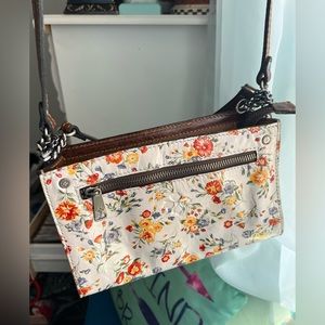 Floral crossbody purse